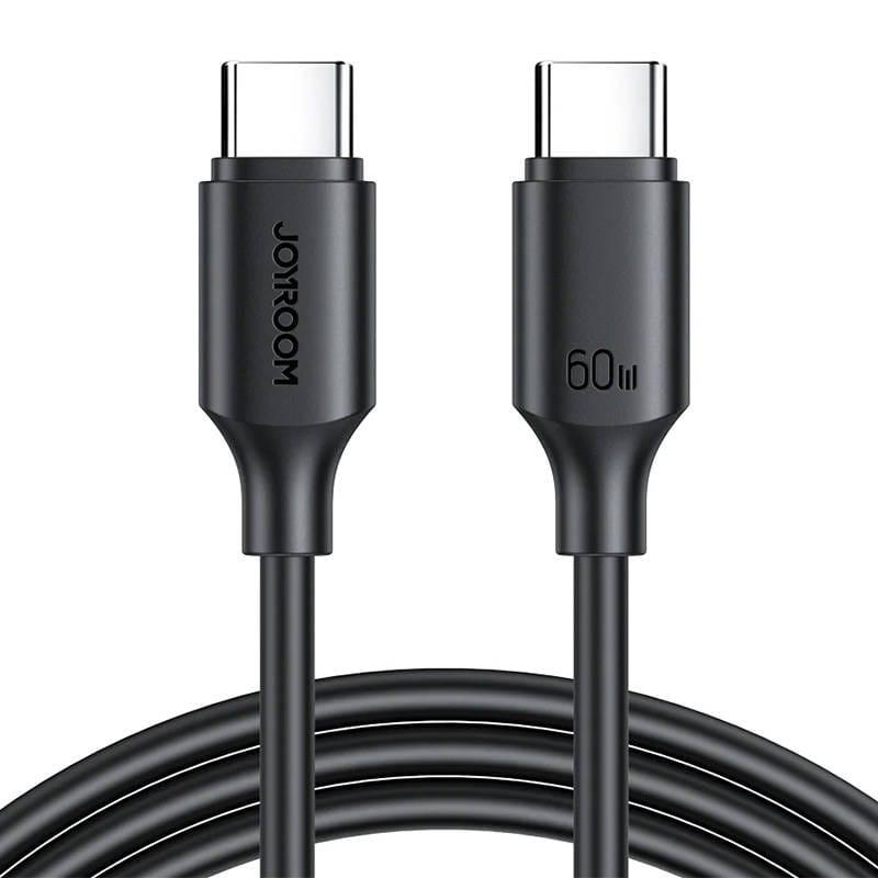 Joyroom Cable USB‑C a USB‑C 60 W Carga Rápida 1 m, Color Negro